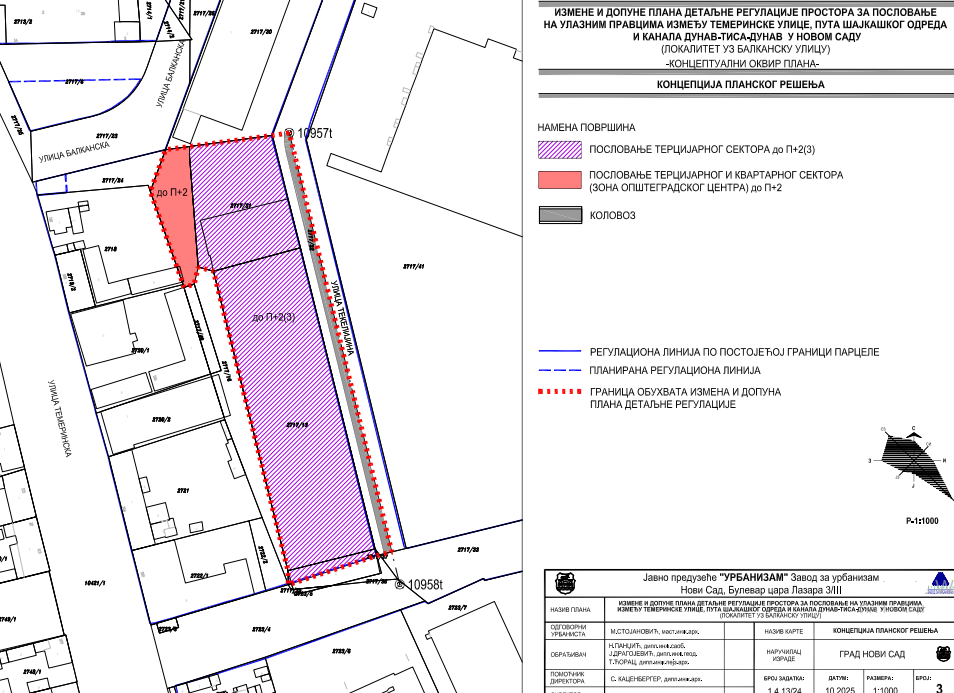 Novi poslovni prostor planiran u blizini Radne zone Sever 3 u Novom Sadu Novi poslovni prostor planiran u blizini Radne zone Sever 3 u Novom Sadu